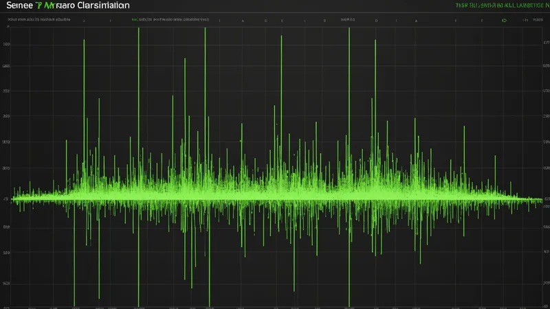Sensor alert data visualization showing true positive vs false positive classification